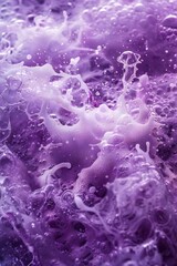 Wall Mural - purple sea foam background generative ai