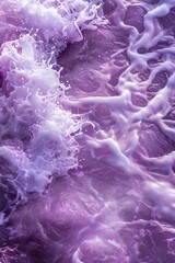 Wall Mural - Purple sea foam background Generative Ai