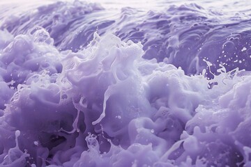 Wall Mural - purple sea foam background generative ai