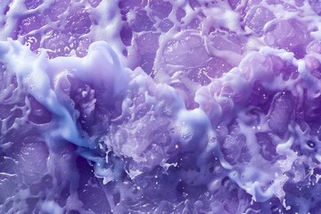 Wall Mural - purple sea foam background generative ai
