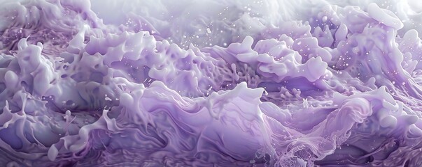 Wall Mural - purple sea foam background generative ai