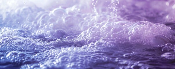 Wall Mural - purple sea foam background generative ai