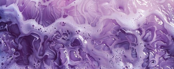 Wall Mural - purple sea foam background generative ai