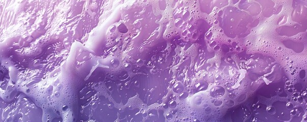 Wall Mural - Purple sea foam background Generative Ai