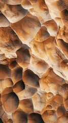 Canvas Print - Sandstone Rock Formation Texture Background, 4K hyperrealistic photo