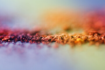 Poster - Macro shot of eye shadow powder texture