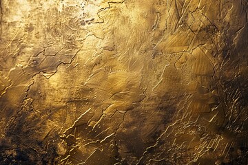 Canvas Print - This abstract background texture is made from gold shiny walls, a beautiful example of luxury and elegance