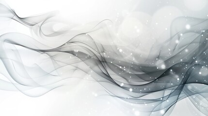 Wall Mural - the image is a gray smoke. it looks like a wave.