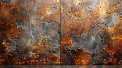 Poster - Rusty Stone Wall Background