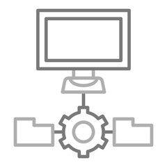 Canvas Print - Folder management Icon