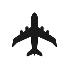 Wall Mural - Aircraft icon vector. Plane illustration sign. Airplane symbol. Travel logo.