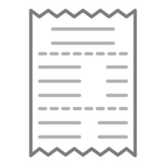 Canvas Print - Receipt Icon