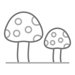 Canvas Print - Toadstool Icon