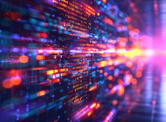 Software developer abstract technology background and computer scripting