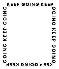 Poster - Png text keep going in square on transparent background