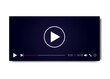 © Oleh - Video player template for web or mobile applications. Vector illustration.