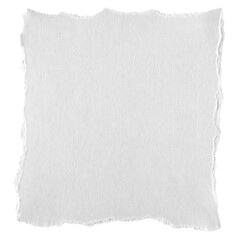 Wall Mural - torn paper png square cut out on transparent background