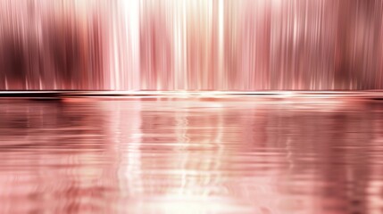 Canvas Print - An aluminum texture background with reflections of rose gold metal