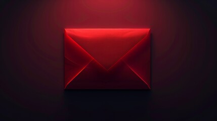 Poster - Geometric shape. Triangles, diagonal lines. Modern background in dark red. Abstract design. Shape envelope, letter.