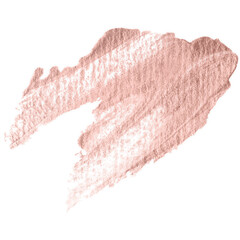 Poster - Pink gold paint stroke pattern transparent png