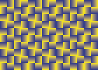 Wall Mural - Abstracts 3D yellow and blue square texture background eps vector 