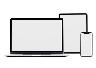 Digital devices blank screen png technology and electronics