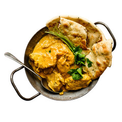 Sticker - Png butter chicken Indian curry food photography