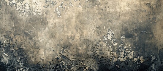 Leinwandbilder - Retro style background with natural cement texture for a vintage look suitable for design projects needing a grungy aged aesthetic ideal for art patterns with copy space image