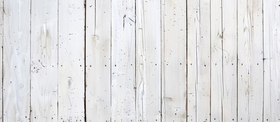 Poster - White painted pine boards create a copyspace image against a white backdrop