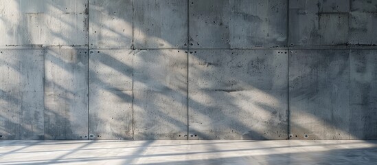 Aufkleber - A loft designed gray cement wall with copy space image