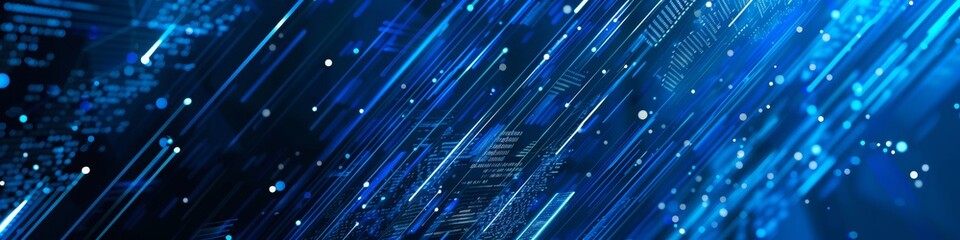 Wall Mural - technology background for a banner for a computer website with a very visual and realistic effect in