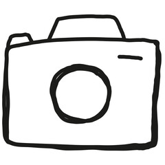 Sticker - Black and white camera transparent png sticker