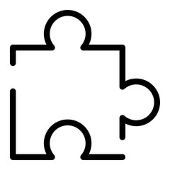 Wall Mural - Jigsaw png icon business solution symbol