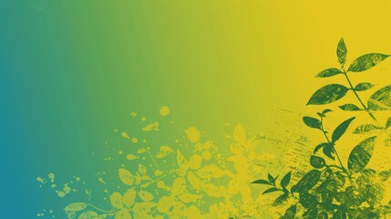 Wall Mural - graphic abstract composition of presentation background for an environemental organisation