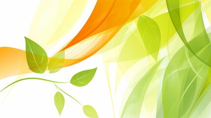 Wall Mural - graphic abstract composition of presentation background for an environemental organisation