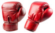 © beast01 - Set with red boxing gloves on a transparent background. Sports and leisure concept.