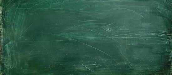 Poster - Green chalkboard with empty space for text or graphics perfect for a copy space image