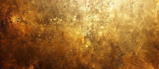 Aufkleber - Abstract gold grunge background with a textured golden decorative plaster or concrete appearance suitable for design with copy space image