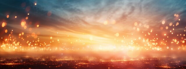 Wall Mural - fireworks lighting up a foggy night creating an ethereal atmosphere, fireworks, atmospheric