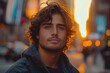 © yuliachupina - Handsome young man in urban setting at sunset