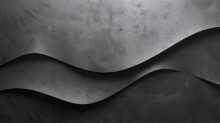 Wall Mural - Abstract Grey Wavy Texture With Light Reflections