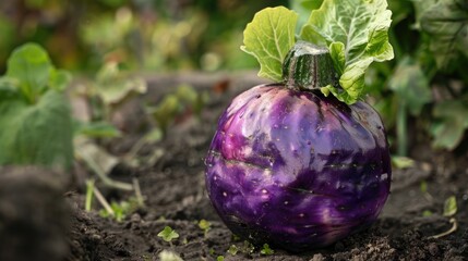 Wall Mural - Purple vegetable