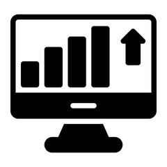 metrics glyph icon