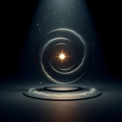 Wall Mural - simple dark background