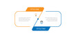 © Fit - Simple template vector infographic with 2 step line can be used for workflow, business information and web graphic design