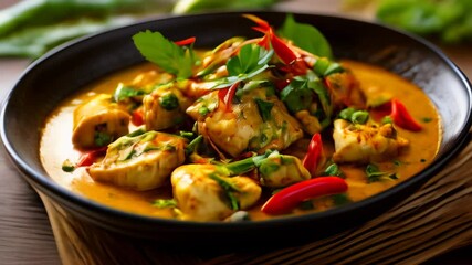 Canvas Print -  Delicious Thai cuisine ready to be savored