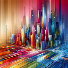 Wall Mural - modern abstract business background