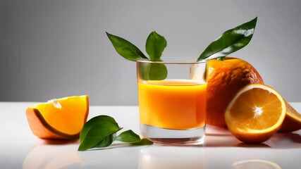 Sticker -  Freshly squeezed orange juice with a twist of citrus and a hint of green