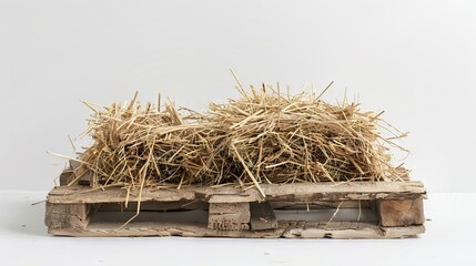 Straw stable background