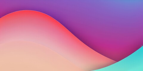 Wall Mural - multicolored waves on a multicolored background ,minimalistic, backdrop,